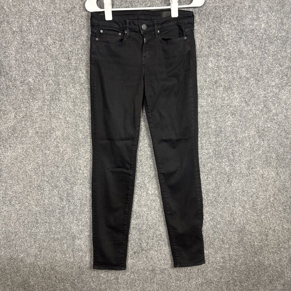 Vince Jeans Womens Size 27 Black Skinny Ankle City Designer Modern